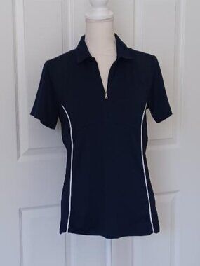 Kate Lord Collection Navy Blue Golf Polo Size Medium